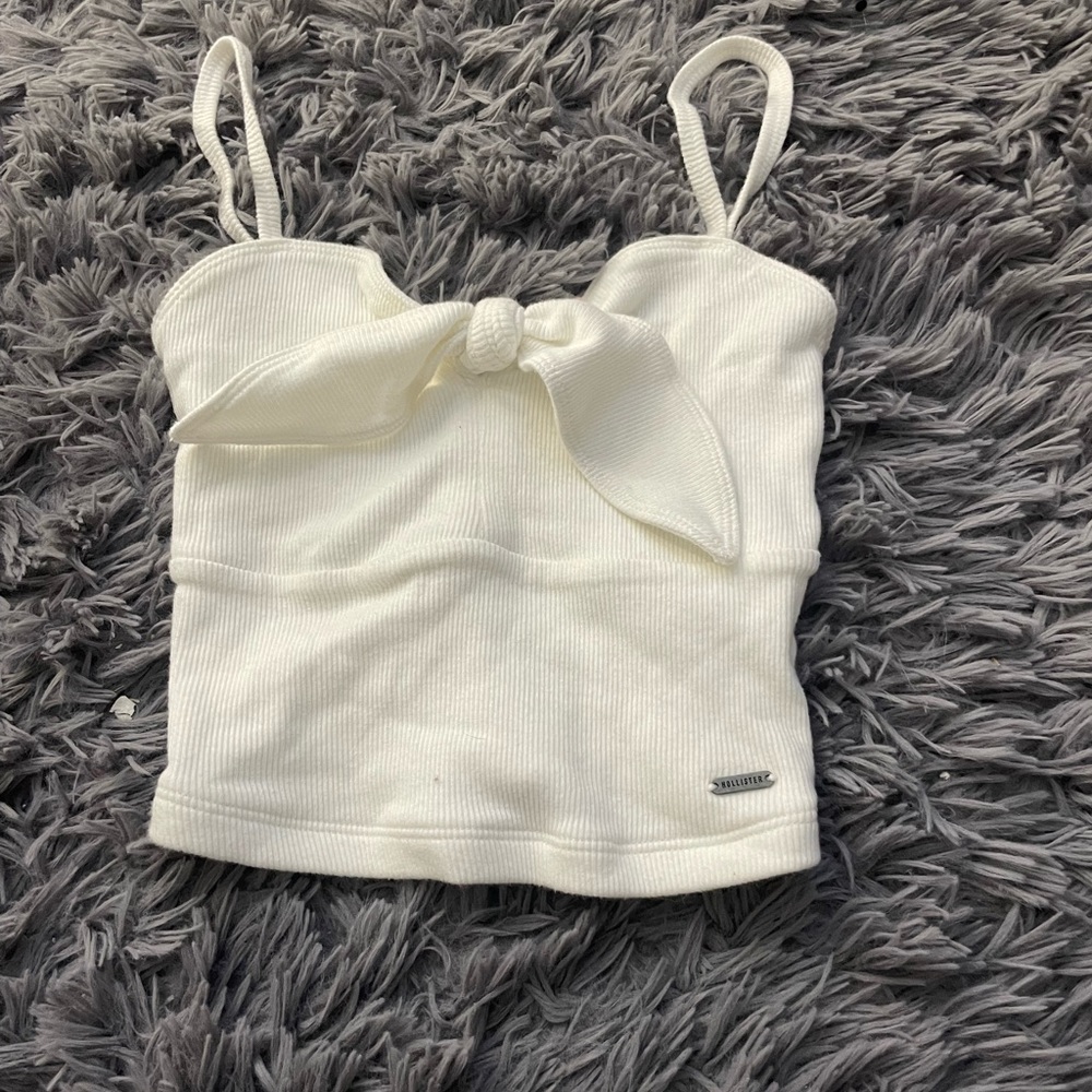 White Hollister tank top